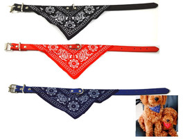 48 Piece Pet Collar with Bandana For Small to Medium Dogs 15&quot; Assorted Colors - £54.74 GBP