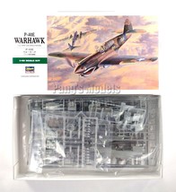 P-40 P-40E Warhawk USAAF &quot;Fly Tigers&quot; 1/48 Scale Plastic Model Kit Hasegawa - £30.49 GBP