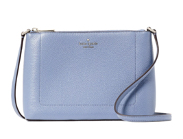 New Kate Spade Leila Crossbody Pebble Leather Thunderstorm - $83.61