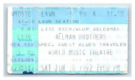 Allman Brothers Band Concert Ticket Stub June 20 1992 Chicago Illinois - £18.73 GBP