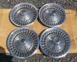 1970 CUDA CHALLENGER CHARGER 14&quot; WIRE BASKET HUBCAPS 1971 1972 1973 1974 - £88.26 GBP
