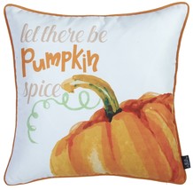 Set Of 2 18&quot;  Fall Season Pumpkin Pie Throw Pillow Cover In Multicolor - £40.18 GBP
