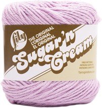 Spinrite Lily Sugar&#39;n Cream Yarn - Solids-Orchid - $18.15