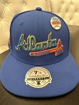 Atlanta Braves Topps Fitted Cap Size 7 1/8 - £78.89 GBP
