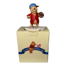 Disney Pooh and Friends GLAD YOU&#39;RE ON MY TEAM #1203368 Baseball Softball Bear - £32.64 GBP