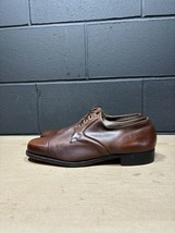 Vintage City Club Square Toe Brown Leather Dress Shoes Men’s Sz 12 D - £63.91 GBP