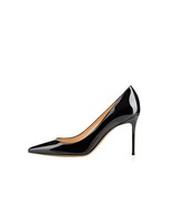 Classic Black High Heels Woman Shoe 8cm 9.5 - £46.61 GBP