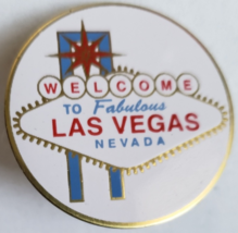 Welcome to Fabulous Las Vegas 1-1/4&quot; pinback, new  - €3,39 EUR