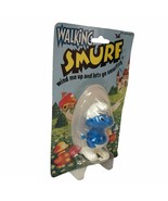Walking Smurf Wind Up Toy By Galoob Jokey Smurf Vintage New In Sealed Pa... - $178.28 MXN