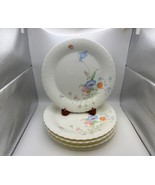 Set of 5 Mikasa Bone China SOMETHING BLUE Dinner Plates - $167.23 CAD