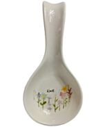 Rae Dunn by Magenta Bloom Flower Ceramic Spoon Rest Kitchen Decor - €12,98 EUR