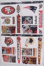 NFL 11&quot; x 17&quot; Ultra Decals Set of 5 By WINCRAFT -Select- Team Below - £10.41 GBP+
