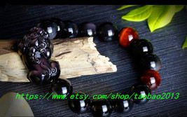 Free shipping----------Pi Yao obsidian bracelet evil Lucky very necessar... - £31.59 GBP
