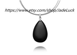 Free shipping ----925 sterling silver jewelry / Brazilian natural black &quot;tourmal - £24.03 GBP