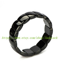 Free shipping -----Natural Black Tourmaline Bracelet manual Hyun evil black tour - £25.57 GBP