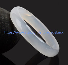 Free shipping ---AAA grade natural white jade circular charm bracelets c... - $36.99