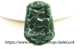 Free shipping -A cargo of natural jade pendant zodiac sheep - £23.94 GBP