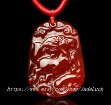 Free shipping -Natural AAA Red Manao Ma pendants &quot;immediately come to wealth&quot;, &quot; - £23.48 GBP
