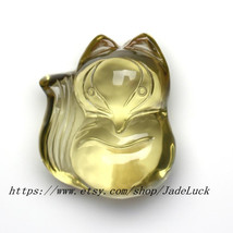 Natural ice crystal pendant colors yellow fox, Dr. Peach, anti-small three women - £27.17 GBP