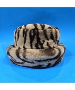 Gilly Forge London Faux Fur Winter Hat Animal Print Nieman Marcus - £21.42 GBP