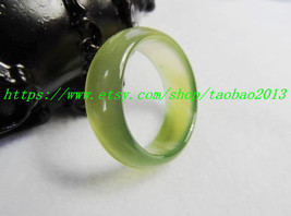 Natural green jade. Charm emerald ring customize your ring size (6 of us... - $16.99