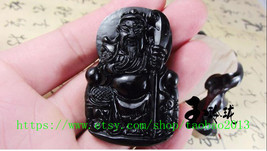 Boutique and nephrite jade pendant Moyu Guan Gong - £21.51 GBP
