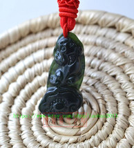 Perfect unique natural ice green jade. Pi Yao amulet pendant charm pendant - £21.70 GBP