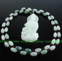 Counter genuine natural jade A cargo jade Buddha pendant - £21.57 GBP