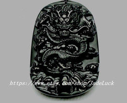 Obsidian pendant frosted Seiko Dragons Dragon universal - £23.17 GBP