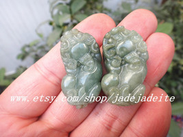 Bean counter genuine natural emerald light color anorectal ice waxy kind &quot;pi Yao - £19.17 GBP