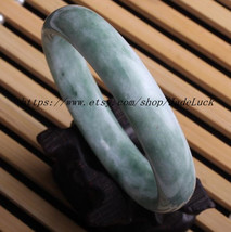 Natural green jade bracelet / charm / Round bracelet, custom size,  - $1,069.76 MXN