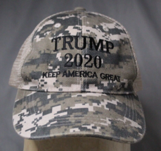 &quot;Trump 2020 Keep America Great&quot; Embroidered Digital Camo Baseball Hat Ad... - £5.31 GBP