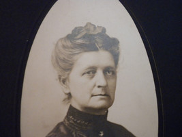 c 1900 Cabinet card photo of Ida Wilson Canada, Wales, Iowa sz 5 1/8&quot; x 2 3/4&quot; - £5.27 GBP