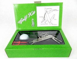 Golf Kit Gift Set, Multi-Tool w/Key Chain, Step-Up Tees, Ball, Gift Box, #GFC003 - £7.84 GBP