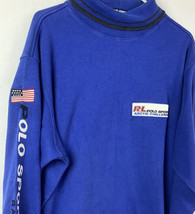Vintage Ralph Lauren Polo Sport Spell Out Turtle Neck Shirt Long Sleeve XL 90s - £54.98 GBP