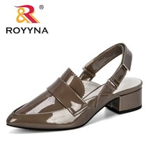 ROYYNA 2021 New Fashion Style Heels Sandals Women For Summer Shoes Woman Casual  - £39.30 GBP
