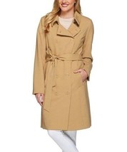 Isaac Mizrahi ~ Water Repellent ~ Trench Coat ~ Sand Colored ~ Size 16 R... - £46.95 GBP