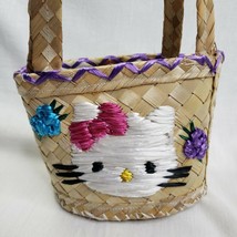 Hello Kitty Bahamas Straw Bag Personalized &quot;Kaitlyn &quot; - $10.89