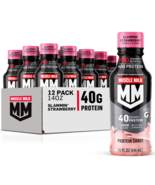 Muscle Milk Pro Series Protein Shake Slammin&#39; Strawberry 40g Protein 14 ... - €46,94 EUR