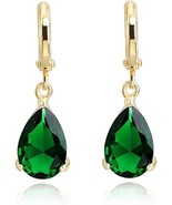 Boucles d&#39;oreilles pendantes en forme de larme cristalline Azuria avec... - $297.72 CAD