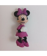 Disney Minnie Mouse  Fuschia Dress &amp; Bow 2&quot; Collectible Figure - €2,53 EUR