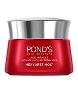 Pond&#39;s Age Miracle Ultimate Youth Day Cream SPF18 Hexyl-Retinol Pack of 2 - $98.42 CAD