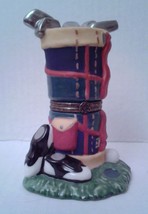 1997 Classic Collectibles Porcelain Golf Bag Hinged Trinket Box  - $8.95