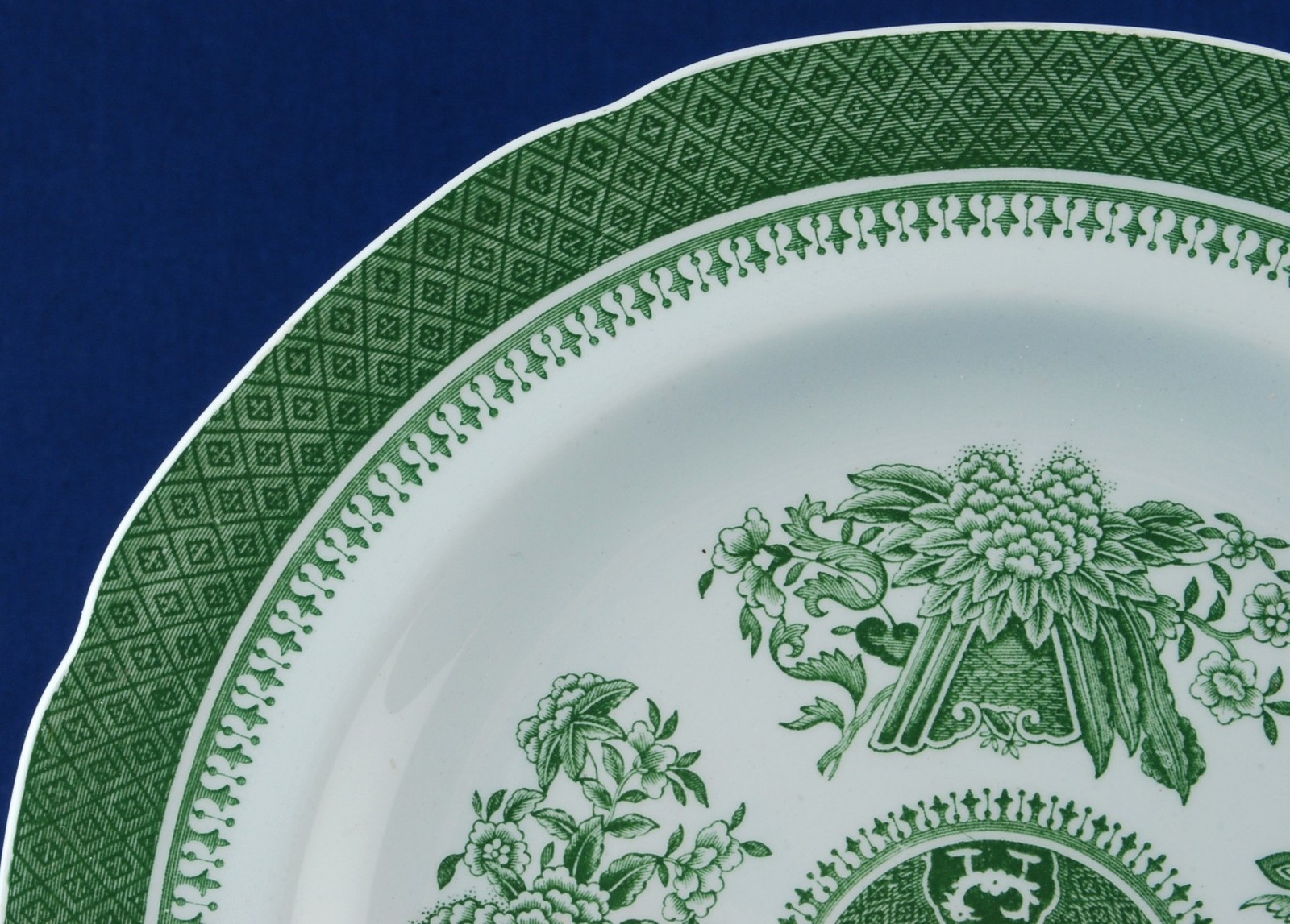 Green Copeland Spode Fitzhugh 8.5" Lunch Plate New Fine Stone England Item image 2
