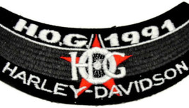 HOG 1991 Harley-Davidson Rocker Arm Patch Vintage New - £14.87 GBP