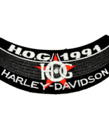 HOG 1991 Harley-Davidson Rocker Arm Patch Vintage New - $19.79