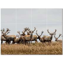 Deer Ceramic Tile Wall Mural Kitchen Backsplash Bathroom Shower P500437 - £94.51 GBP+