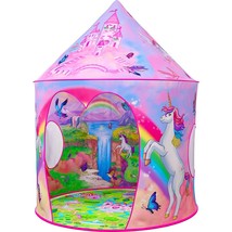 Unicorn Kids Play Tent | Extraordinary Magical Unicorn Pop Up Tent For C... - £47.99 GBP