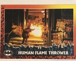 Batman Returns Vintage Trading Card #23 Human Flame Thrower - £1.54 GBP
