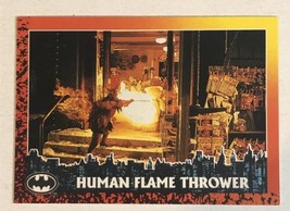 Batman Returns Vintage Trading Card #23 Human Flame Thrower - £1.54 GBP